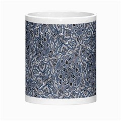 Blue Ornament Complex Mosaic Print Pattern Morph Mug from ArtsNow.com Center