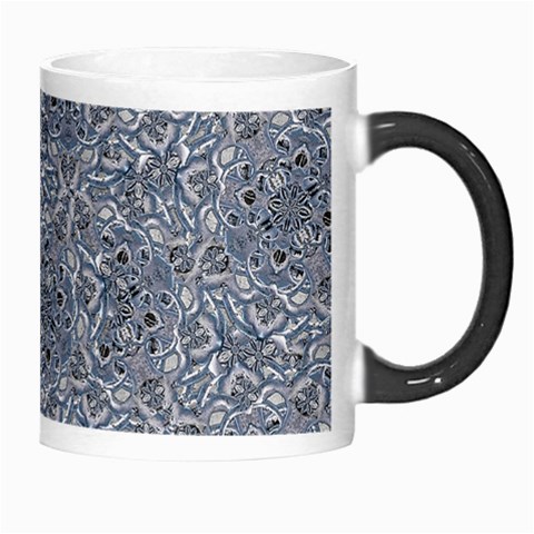 Blue Ornament Complex Mosaic Print Pattern Morph Mug from ArtsNow.com Right