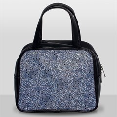 Blue Ornament Complex Mosaic Print Pattern Classic Handbag (Two Sides) from ArtsNow.com Front