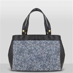 Blue Ornament Complex Mosaic Print Pattern Oversize Office Handbag