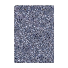 Blue Ornament Complex Mosaic Print Pattern A5 Acrylic Clipboard from ArtsNow.com Back