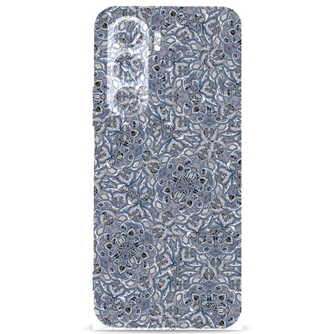 Blue Ornament Complex Mosaic Print Pattern Samsung Galaxy S24 Plus 6.7 Inch Black TPU UV Case from ArtsNow.com Front