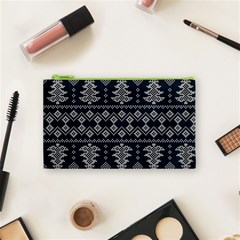 Winter Wonderland Pattern Cosmetic Bag (Small) from ArtsNow.com Front