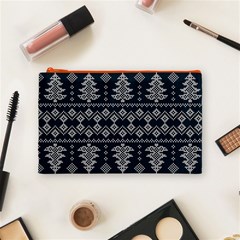 Winter Wonderland Pattern Cosmetic Bag (Medium) from ArtsNow.com Front