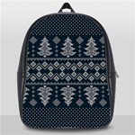 Winter Wonderland Pattern School Bag (Large)