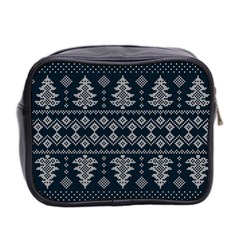 Winter Wonderland Pattern Mini Toiletries Bag (Two Sides) from ArtsNow.com Back