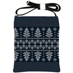 Winter Wonderland Pattern Shoulder Sling Bag