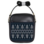 Winter Wonderland Pattern Girls Sling Bag