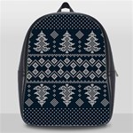 Winter Wonderland Pattern School Bag (XL)