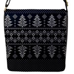 Winter Wonderland Pattern Flap Closure Messenger Bag (S)