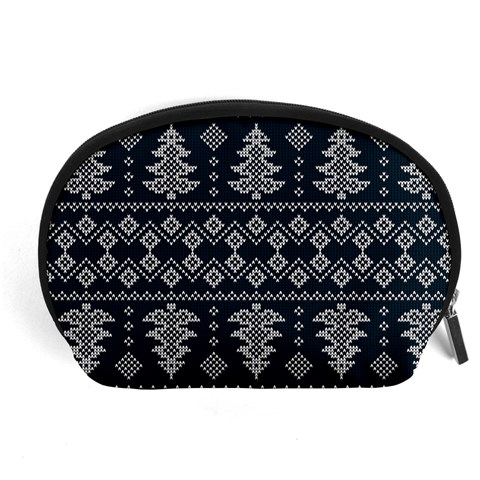 Winter Wonderland Pattern Accessory Pouch (Large) from ArtsNow.com Front