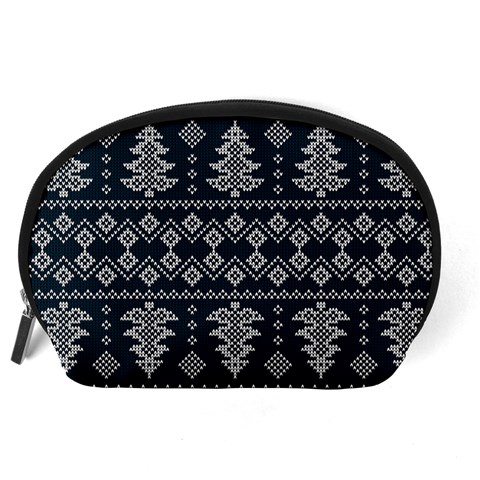 Winter Wonderland Pattern Accessory Pouch (Large) from ArtsNow.com Back