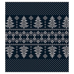 Winter Wonderland Pattern Drawstring Pouch (Large) from ArtsNow.com Front