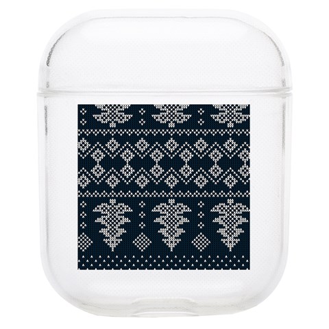 Winter Wonderland Pattern Soft TPU AirPods 1/2 Case from ArtsNow.com Front