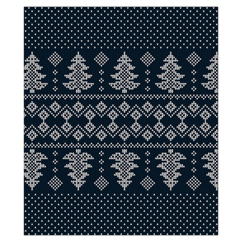 Winter Wonderland Pattern Drawstring Pouch (XS) from ArtsNow.com Back