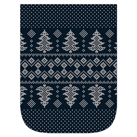 Winter Wonderland Pattern Waist Pouch (Large) from ArtsNow.com Front Pocket