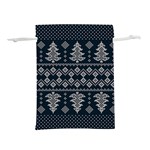 Winter Wonderland Pattern Lightweight Drawstring Pouch (S)