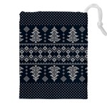 Winter Wonderland Pattern Drawstring Pouch (4XL)