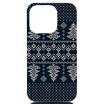 Winter Wonderland Pattern iPhone 14 Pro Black UV Print PC Hardshell Case