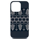 Winter Wonderland Pattern iPhone 14 Pro Max Black UV Print PC Hardshell Case