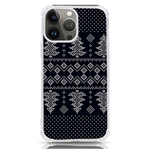 Winter Wonderland Pattern iPhone 13 Pro Max TPU UV Print Case from ArtsNow.com Front