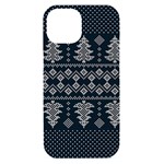 Winter Wonderland Pattern iPhone 15 Black UV Print PC Hardshell Case