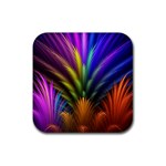 Abstract Colors - , Abstract Colors Rubber Coaster (Square)