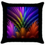 Abstract Colors - , Abstract Colors Throw Pillow Case (Black)