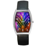 Abstract Colors - , Abstract Colors Barrel Style Metal Watch