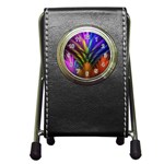 Abstract Colors - , Abstract Colors Pen Holder Desk Clock