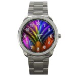 Abstract Colors - , Abstract Colors Sport Metal Watch