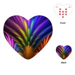 Abstract Colors - , Abstract Colors Playing Cards Single Design (Heart)