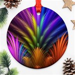 Abstract Colors - , Abstract Colors Round Ornament (Two Sides)