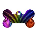 Abstract Colors - , Abstract Colors Dog Tag Bone (One Side)