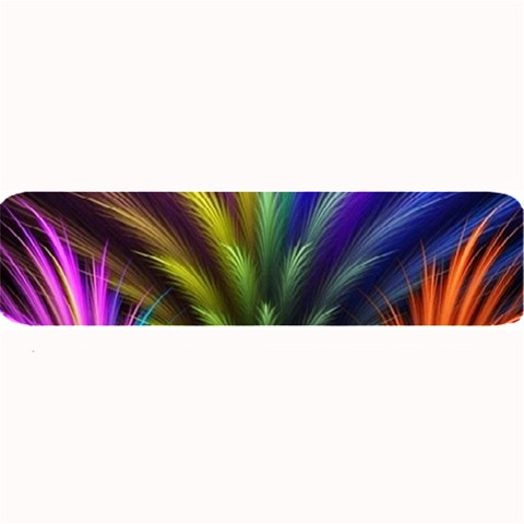 Abstract Colors 32 x8.5  Bar Mat