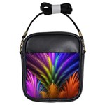 Abstract Colors - , Abstract Colors Girls Sling Bag