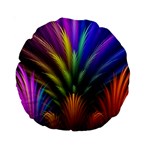 Abstract Colors - , Abstract Colors Standard 15  Premium Round Cushions