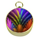 Abstract Colors - , Abstract Colors Gold Compasses