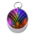 Abstract Colors - , Abstract Colors Mini Silver Compasses