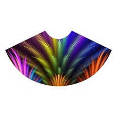 Abstract Colors Skirt Front