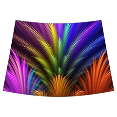 Abstract Colors Front Skirt