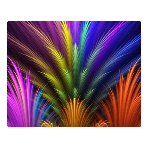 Abstract Colors 80 x60  Blanket Front