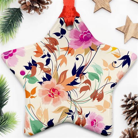 Abstract Floral Background Ornament (Star) from ArtsNow.com Front