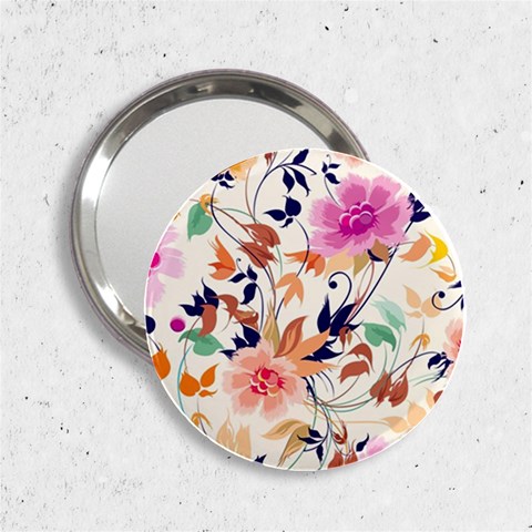 Abstract Floral Background 2.25  Handbag Mirrors from ArtsNow.com Front