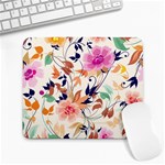 Abstract Floral Background Large Mousepad