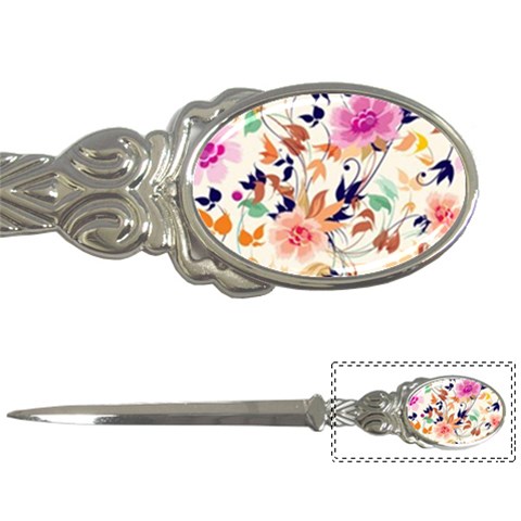 Abstract Floral Background Letter Opener from ArtsNow.com Front