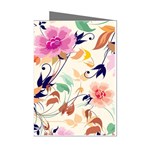 Abstract Floral Background Mini Greeting Cards (Pkg of 8)