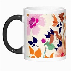 Abstract Floral Background Morph Mug from ArtsNow.com Left