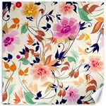 Abstract Floral Background Canvas 12  x 12 