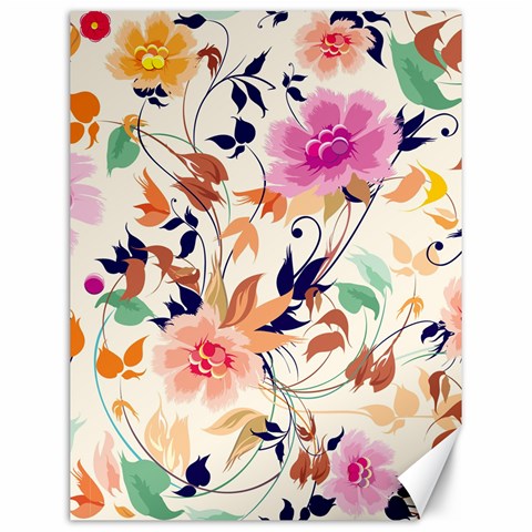 Abstract Floral Background Canvas 12  x 16  from ArtsNow.com 11.86 x15.41  Canvas - 1